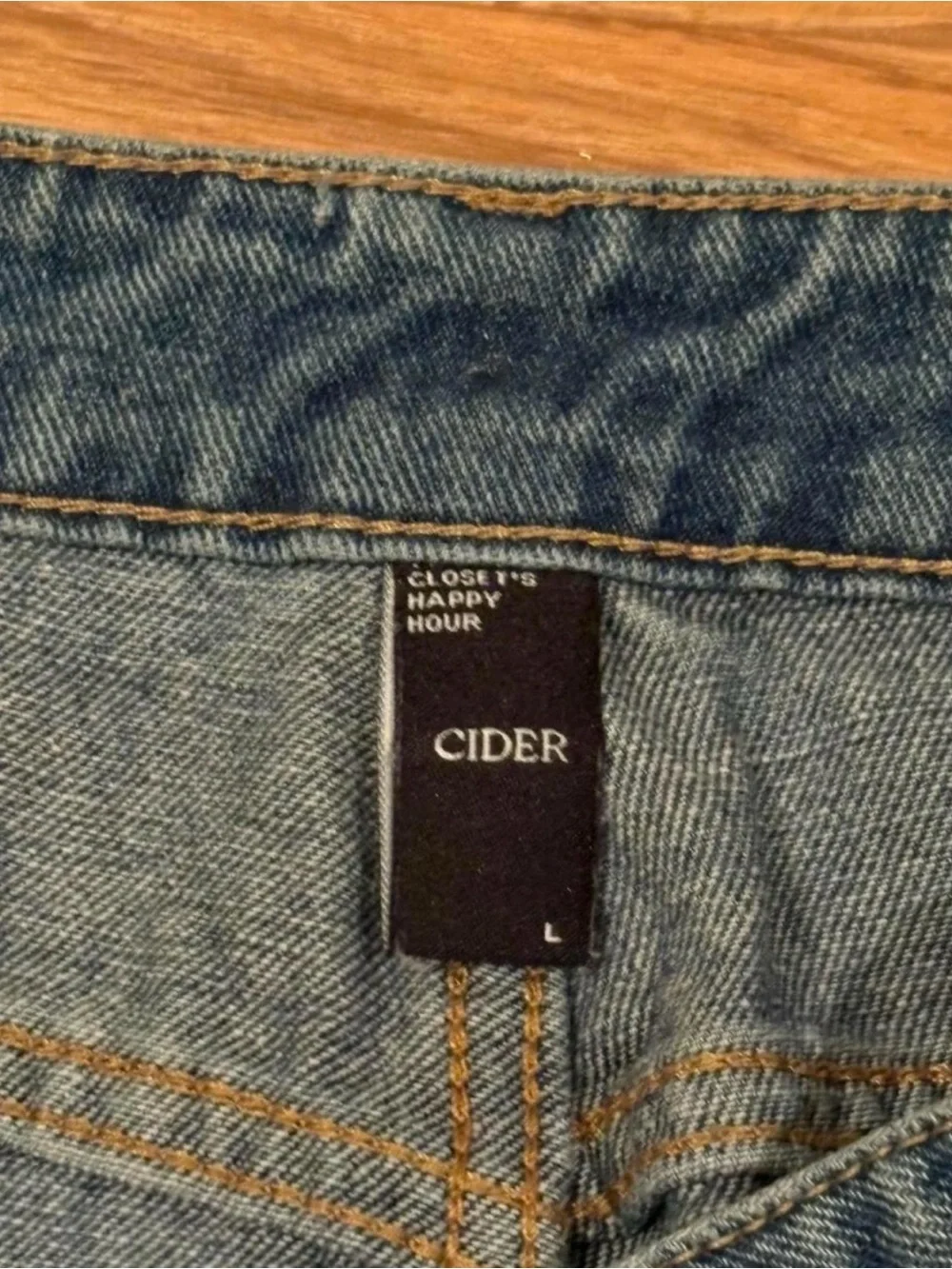 Cider Blue Wide-Leg Jeans - Picture 5 of 5